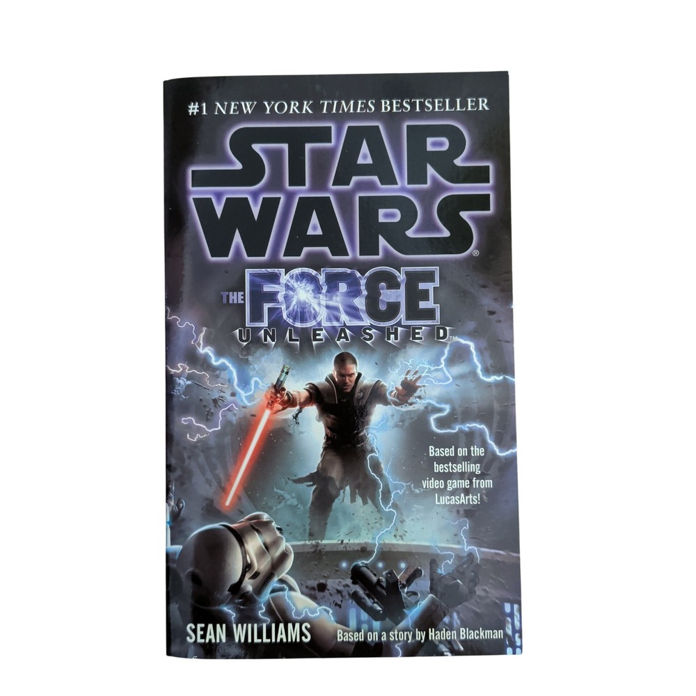 Star Wars The Force Unleashed Sean Williams Paperback Novel 2009 Del Rey